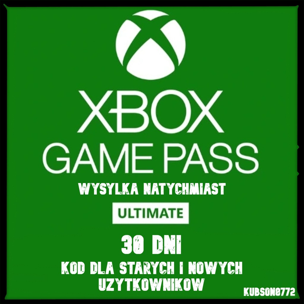 Xbox Game Pass 1 Miesiąc |Wysyłka Natychmiast|