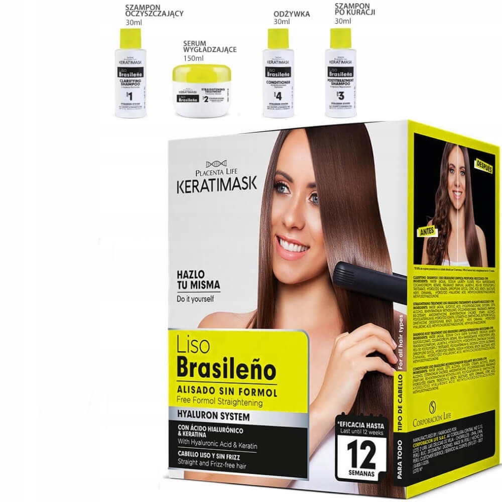 PLACENTA LIFE KERATIMASK ZABIEG PROSTOWANIA KERATYNOWEGO IL36*