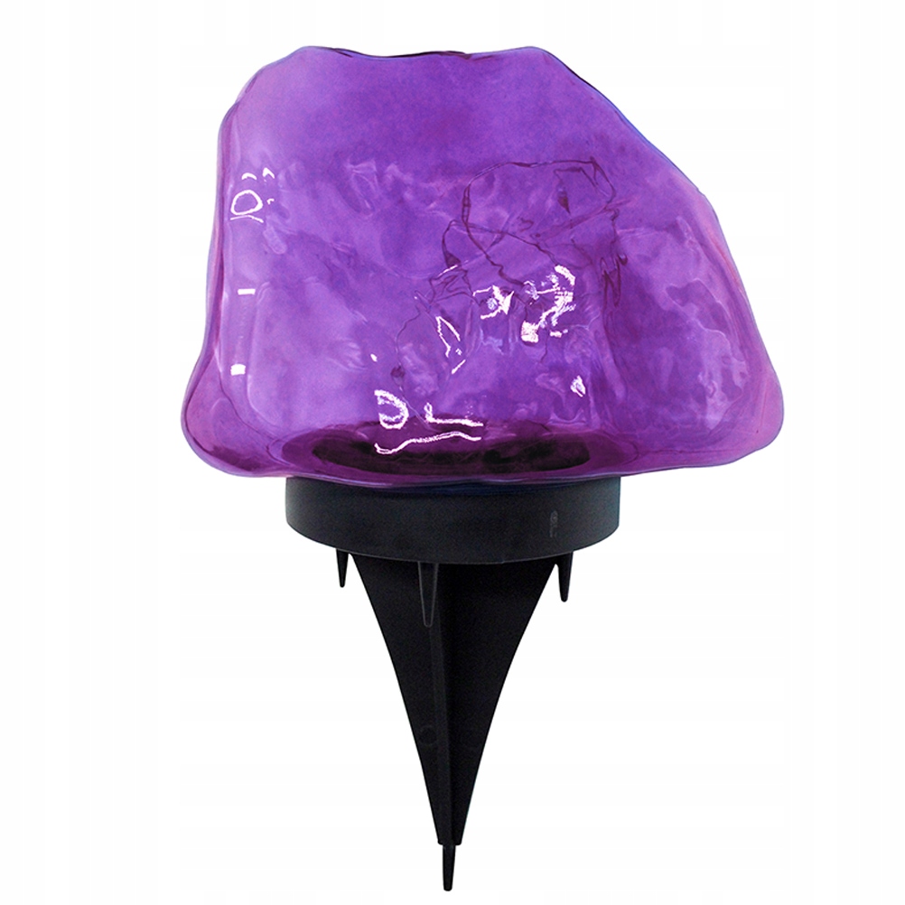 OŚWIETLENIE SOLARNE KAMIENNE DO OGRODU Z WTYCZKĄ WODOODPORNE AUTOMATYCZNE