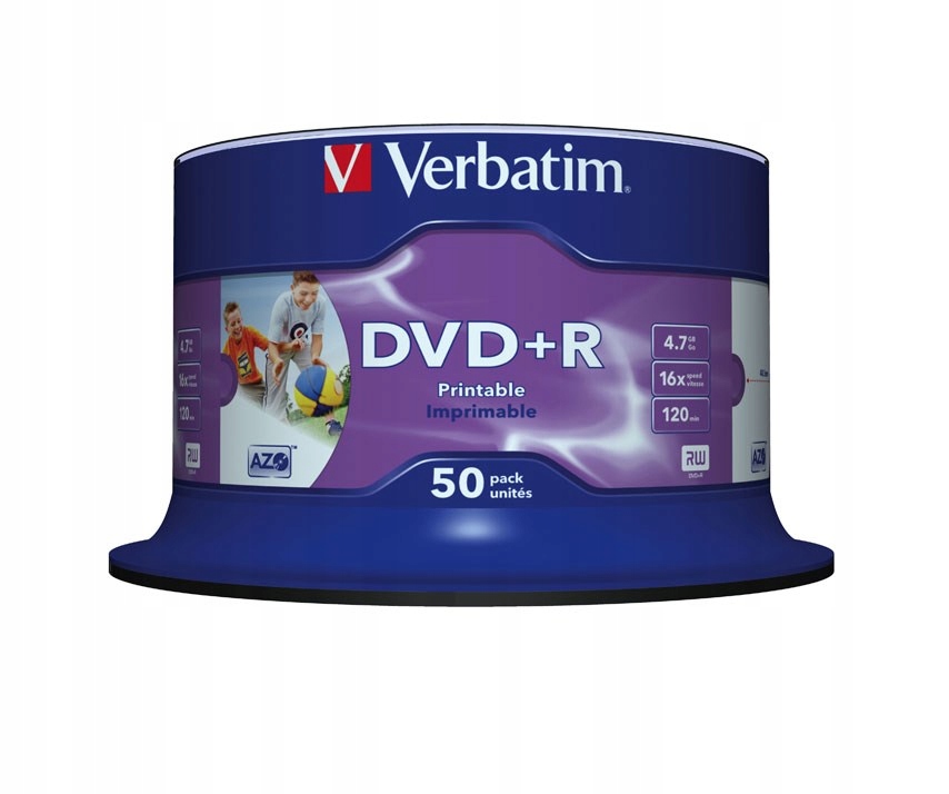 Płyta DVD Verbatim 43512 (4,7GB; 16x; 50szt.; Spin
