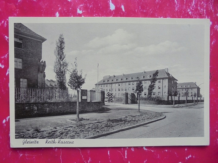 GLIWICE GLEIWITZ ZABRZE KEITH KASERNE KOSZARY WOJSKOWE 1944 RRRRRR