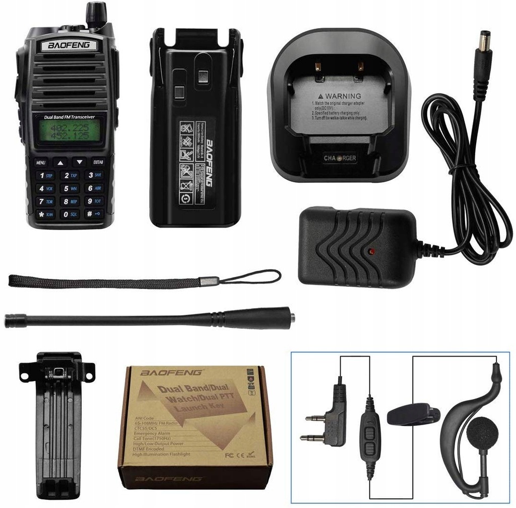Купить Радиостанция Baofeng UV 82 Duobander PMR PMR: отзывы, фото, характеристики в интерне-магазине Aredi.ru