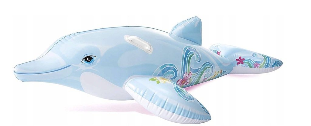 INTEX DMUCHANY DELFIN DO PŁYWANIA MATERAC