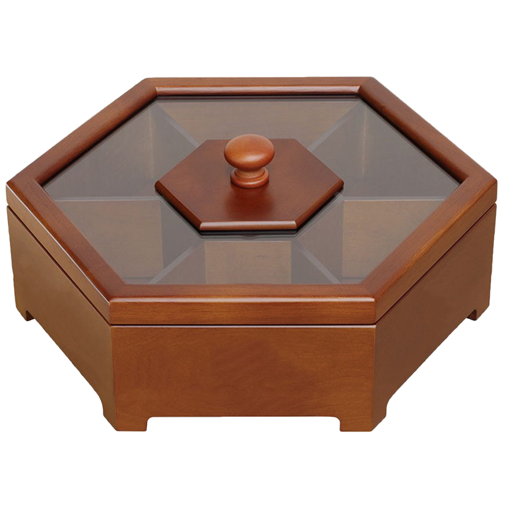 Seven Grid Dry Fruit Box Candy Containers Serving