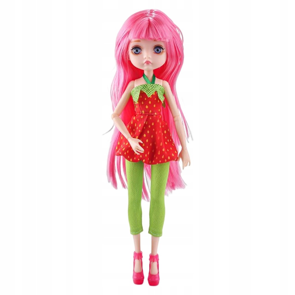 1/6 Jointed Doll DIY Toys Smooth Hair Strawberry