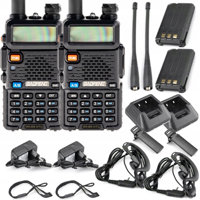 RADIOTELEFON KRÓTKOFALÓWKA BAOFENG UV-5R HTQ 5W - 12167700783 ...