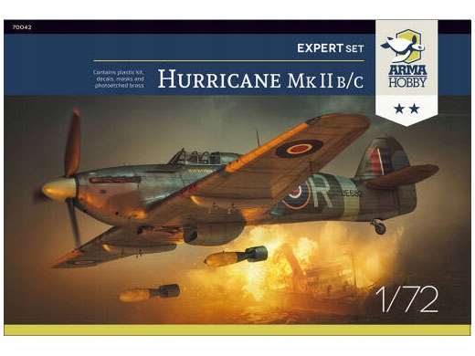 Samolot Hawker Hurricane Mk.IIb/c 70042 Arma Hobby