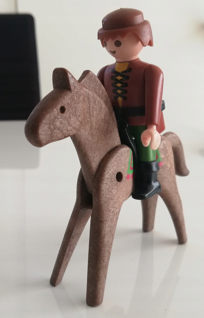 Playmobil Koń jeździec kowboy lata 70