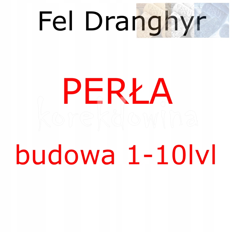 F PERŁA towar+budowa 1-10lvl FOE Fel Dranghyr FORGE OF EMPIRES