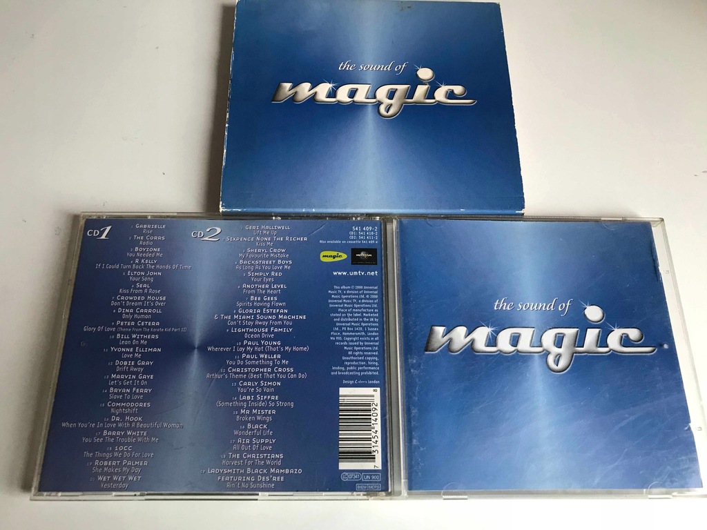 2CD Sound Of Magic Seal Marvin Gaye Barry White 10CC Palmer STAN 5/6