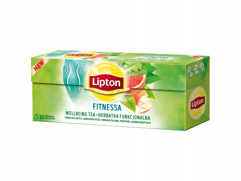 LIPTON Fitnessa Herbatka Funkcjonalna 20x1,6g