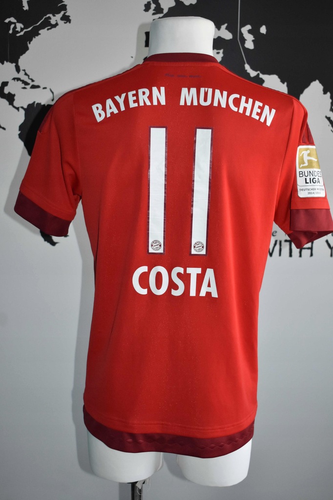 Bayern Monachium 2015 - 2016 adidas #11 Costa