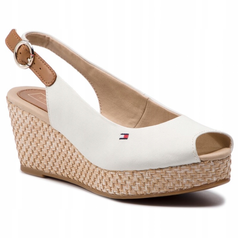 TOMMY HILFIGER ELBA SANDAŁY ESPADRYLE 41 AM144