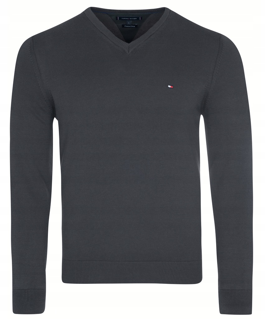 Sweter Tommy Hilfiger PACIFIC dark Grey V-NK