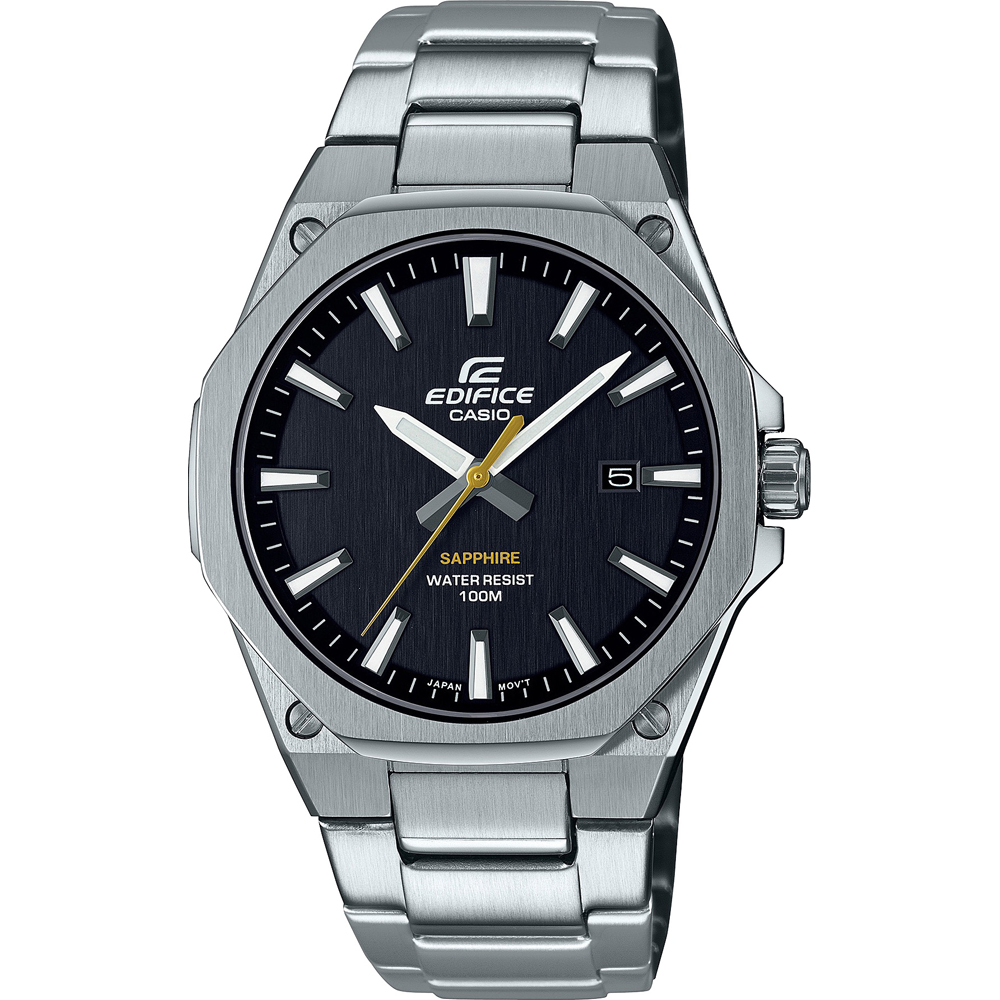 Zegarek męski CASIO EDIFICE Sapphire czarna tarcza EFR-S108D 1A +GRAWER