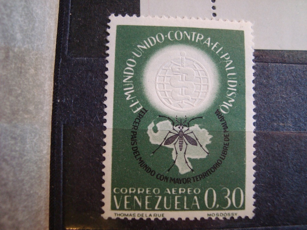 czysty znaczek WENEZUELA malaria