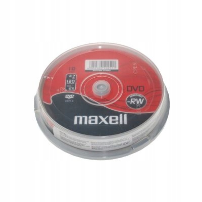 Płyta DVD Maxell DVD-RW 4,7 GB 10 szt. cake