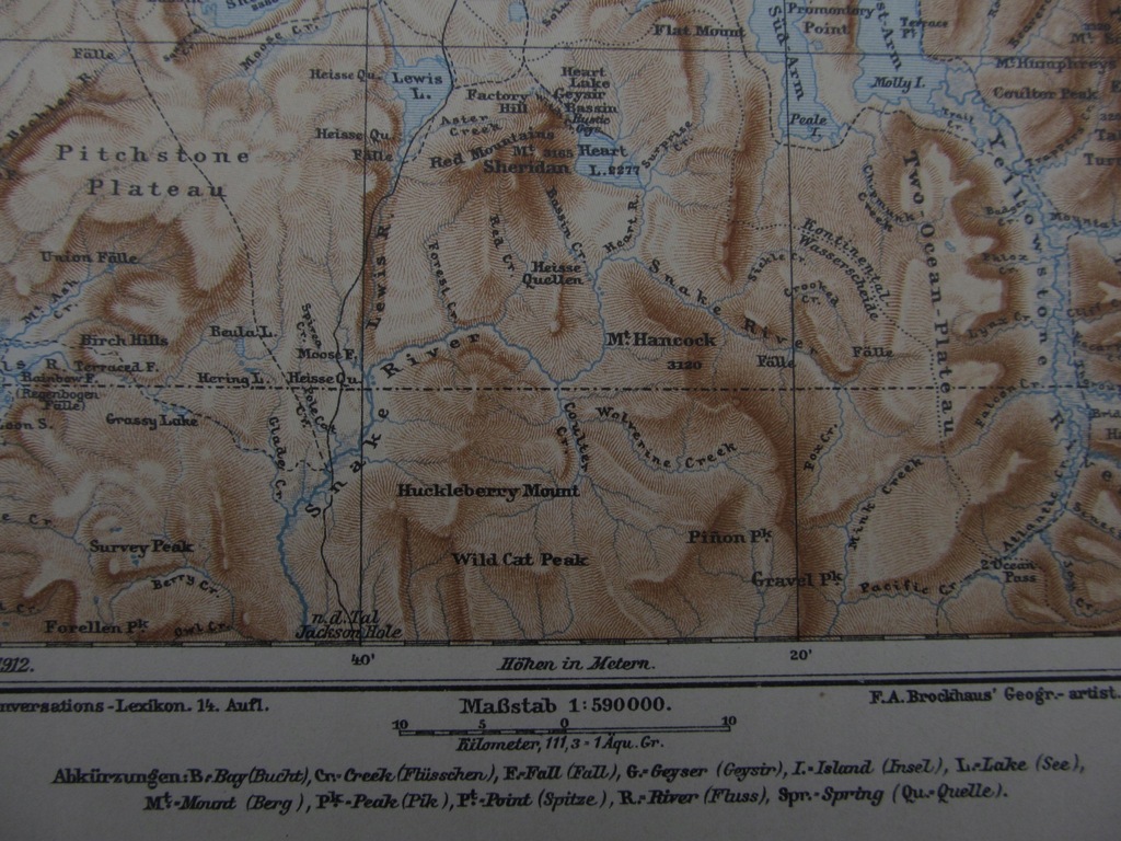 Купить Карта Йеллоустонского национального парка США, 1912 год.: отзывы, фото, характеристики в интерне-магазине Aredi.ru