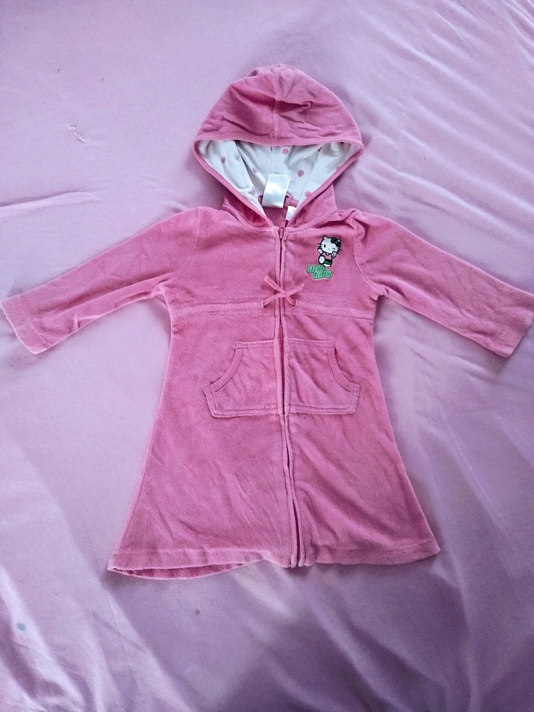 H&M hello Kitty szlafrok z frotty 86/92