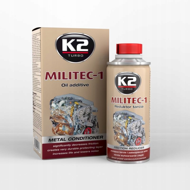 K2 MILITEC-1 250 ML dodatek do oleju uszczelniacz