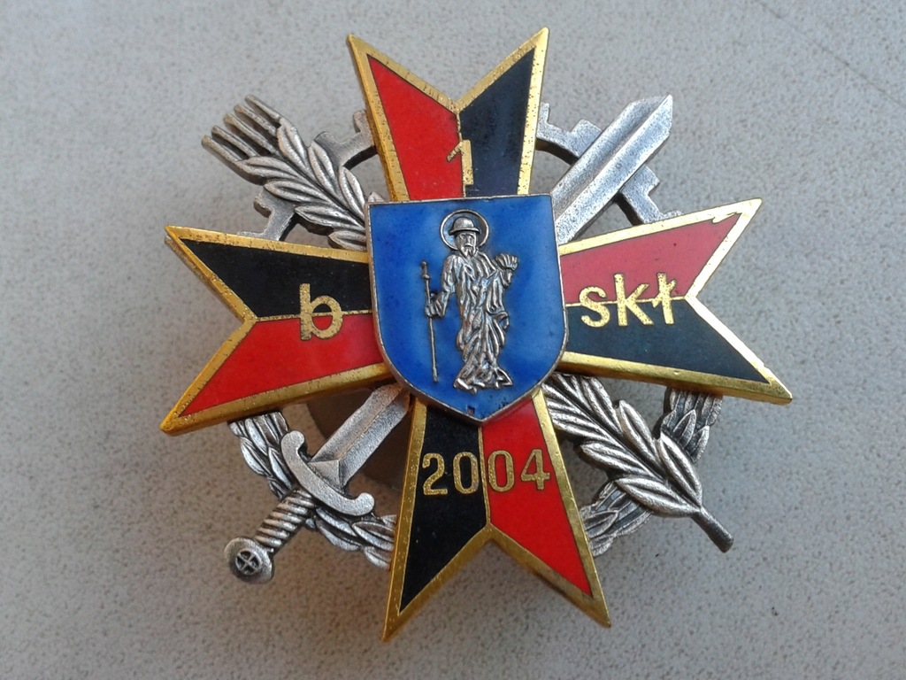RZADKA... Odznaka 1 Batalion Składowania OFICERSKA