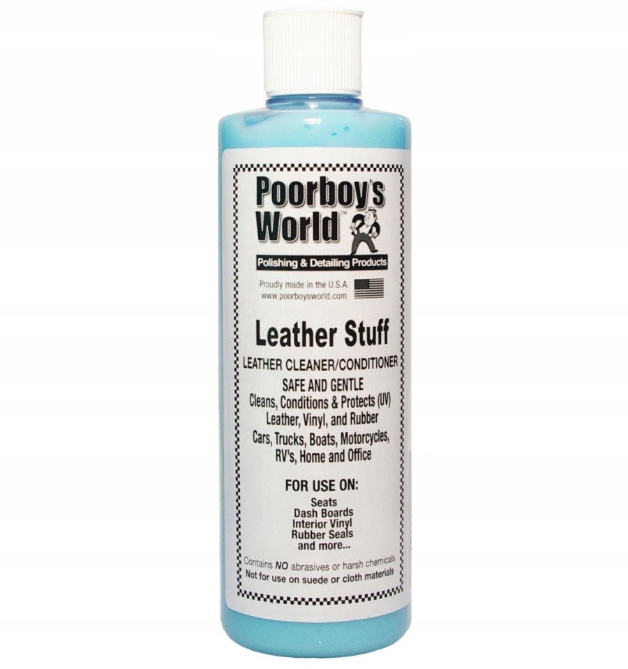 POORBOY'S Leather Stuff 473ml Czyści odżywia skórę