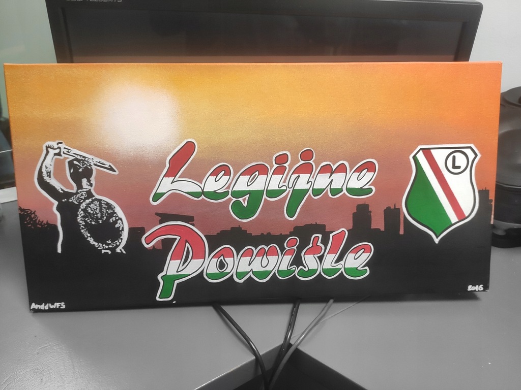 Unikat obraz pamiątkowy jedyny Legiine Powiśle