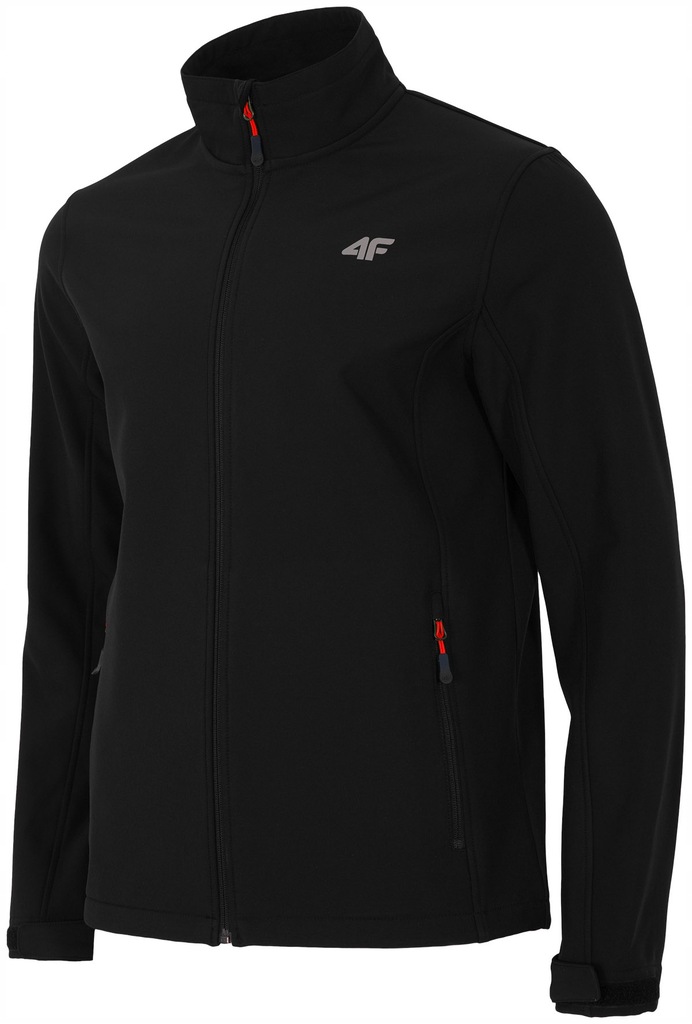 4F KURTKA SOFTSHELL SFM001 CZARNA ROZ XL