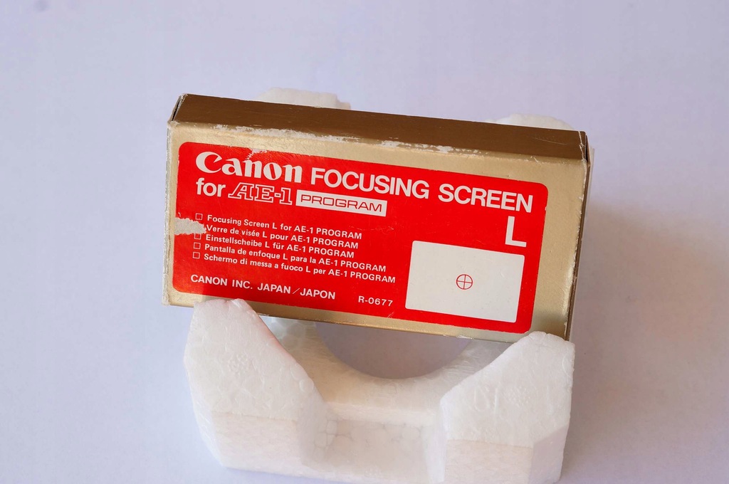 CANON MATÓWKA FOCUSING SCREEN L DO AE-1 PROGRAM