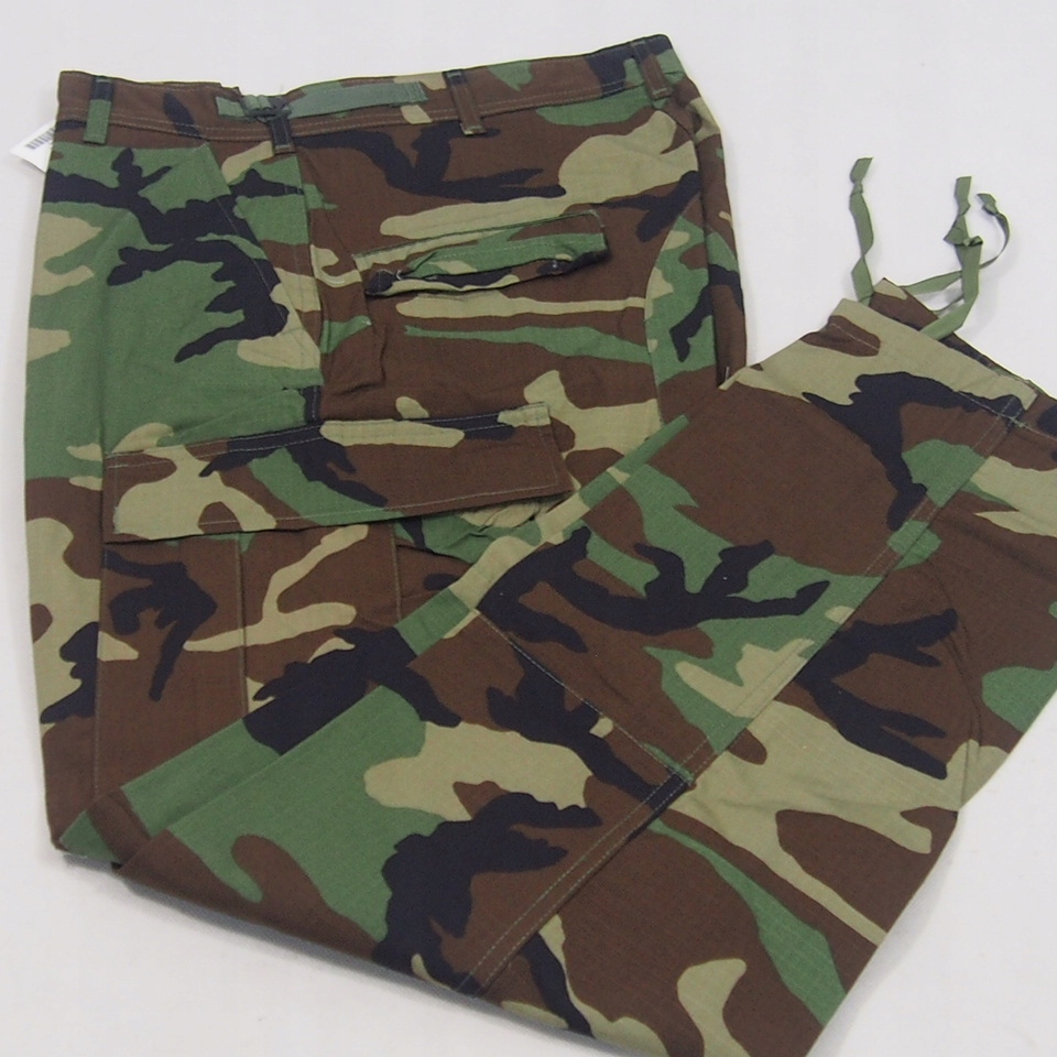 SPODNIE BDU WOODLAND MR RIPSTOP NOWE