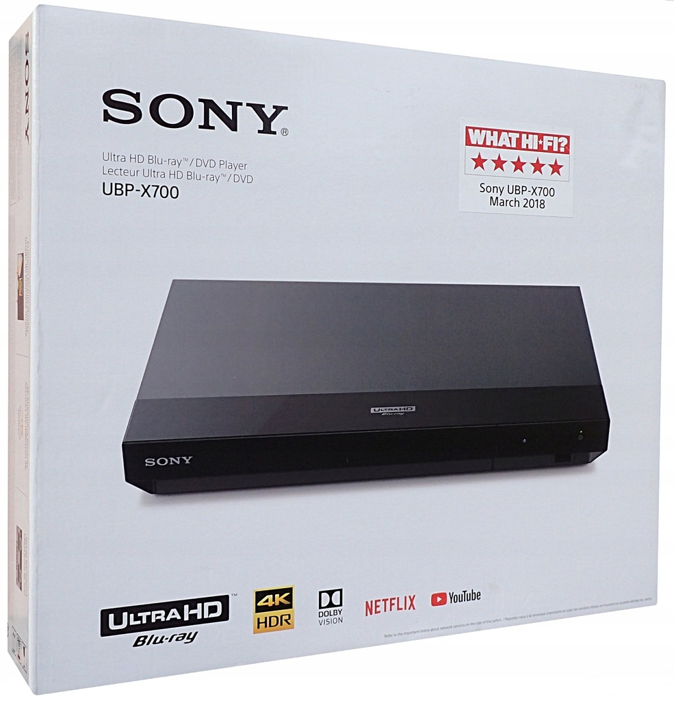Купить DVD-плеер Blu-Ray Sony UBP-X700 4K Ultra HD: отзывы, фото, характеристики в интерне-магазине Aredi.ru