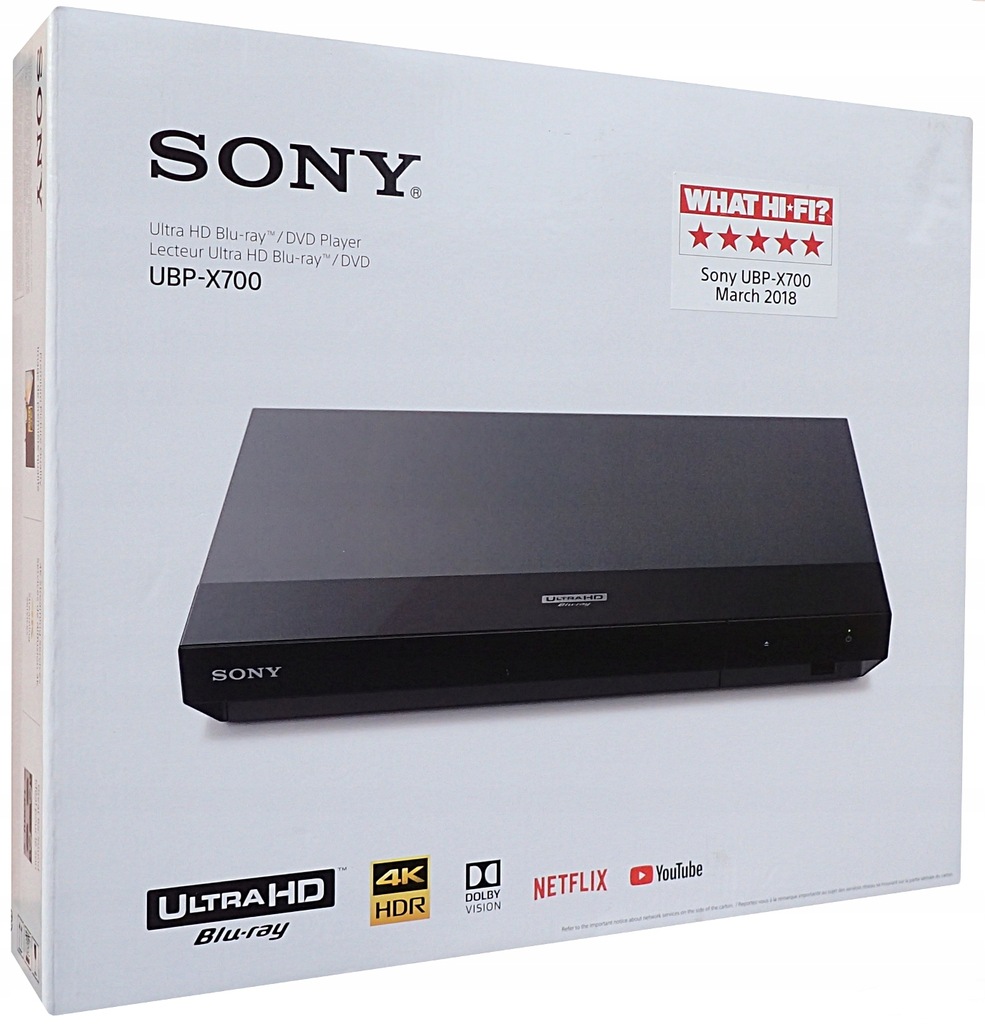 DVD Blu Ray Sony UBP X700 4K Ultra HD