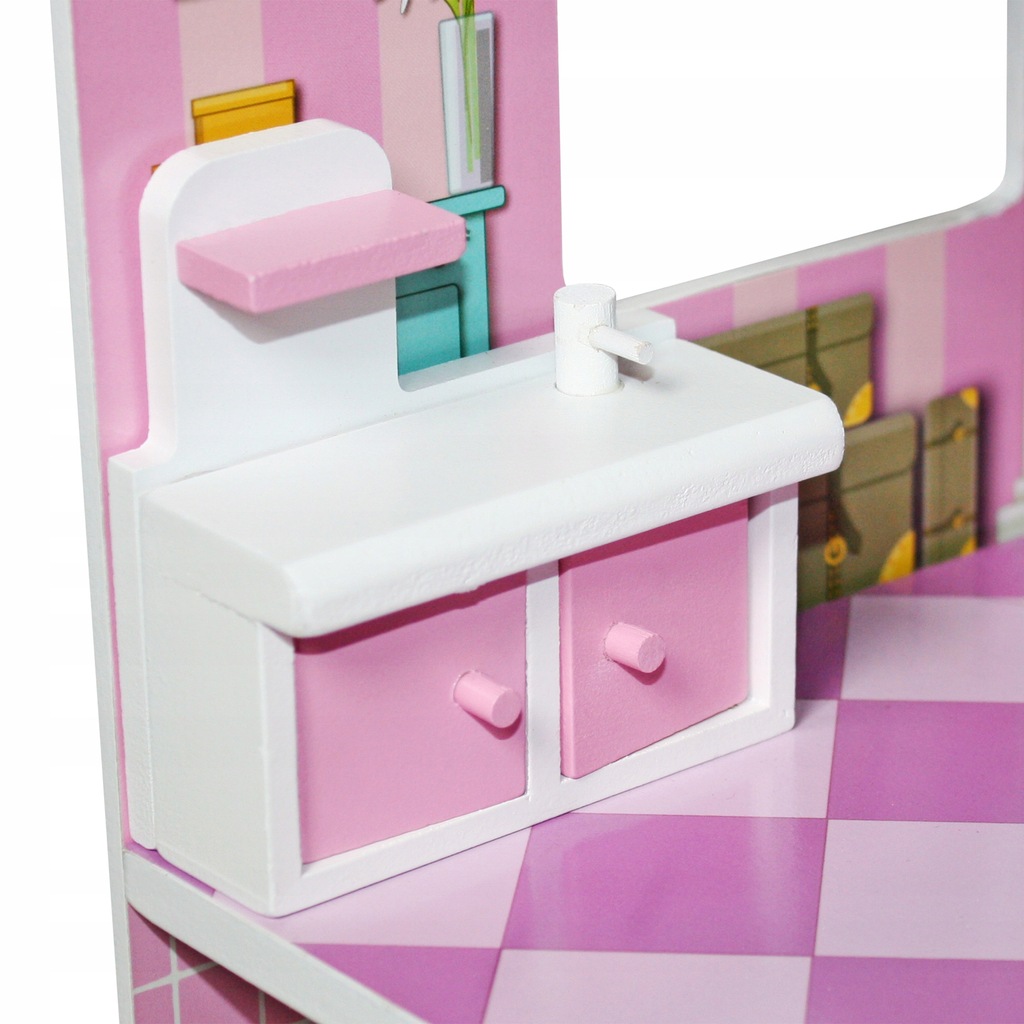 Купить Большой деревянный кукольный домик размера XXL, 3 этажа + мебель.: отзывы, фото, характеристики в интерне-магазине Aredi.ru