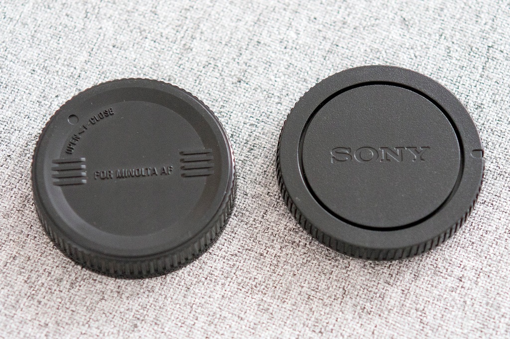 Dekielek Na Aparat i Obiektyw Sony Alpha / Minolta