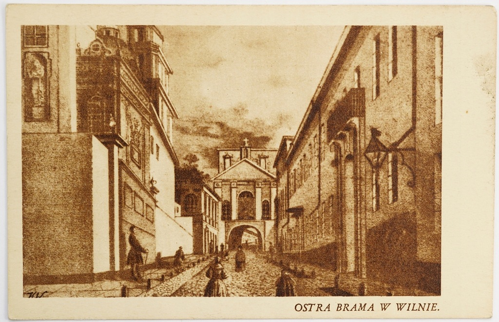 Kresy Wilno Vilna Ostra Brama w Wilnie 1930 rok