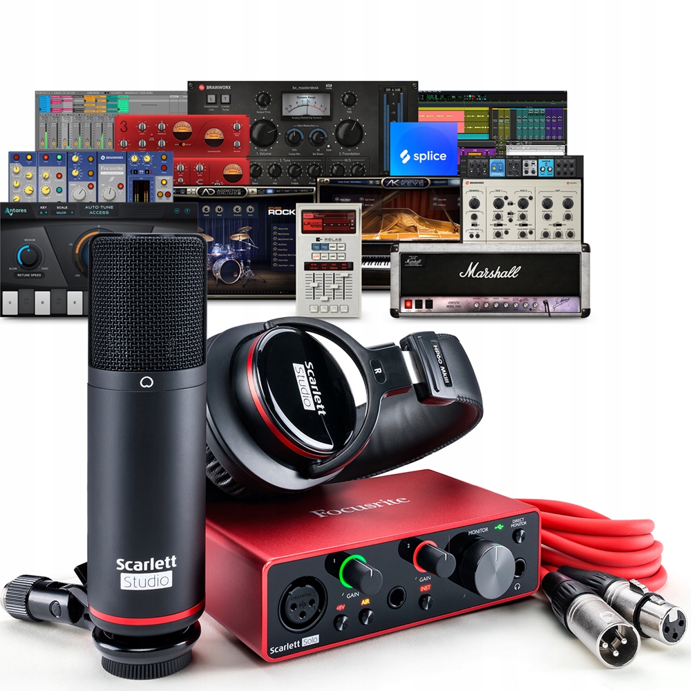 Focusrite Scarlett Solo STUDIO 3Gen + ABLETON+KABL