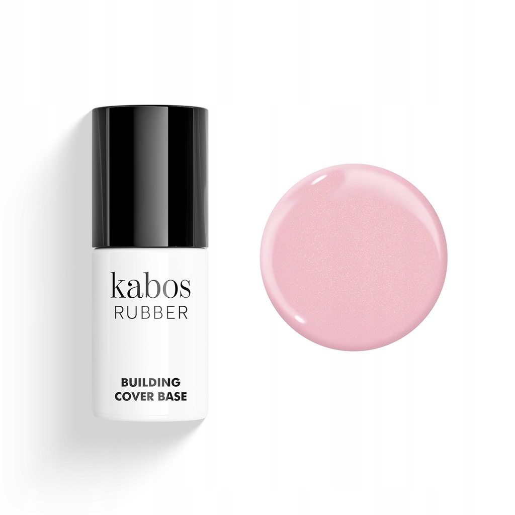 Rubber Building Cover Base kauczukowa baza budująca Shiny Light Pink 8ml