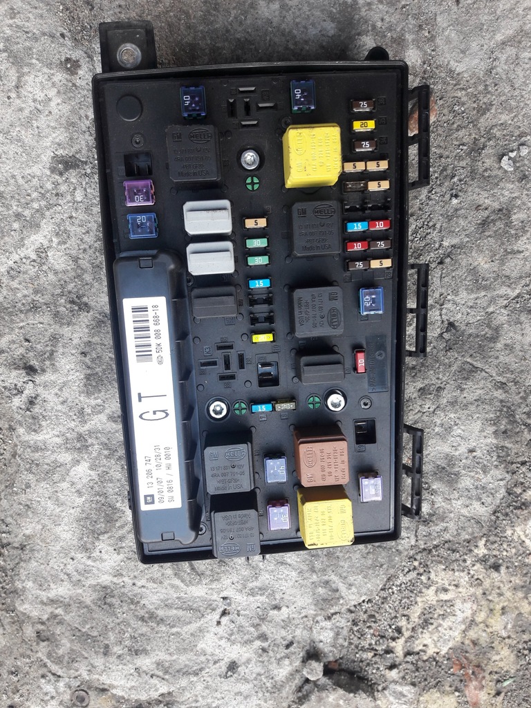 Opel Zafira B 1 8 Skrzynka Bezpiecznikow Bsi Modul Oficjalne Archiwum Allegro