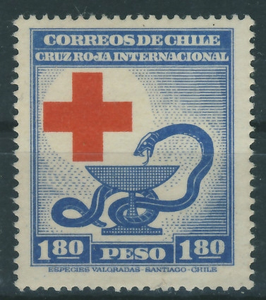 Chile 1,80 peso - Czerwony Krzyż