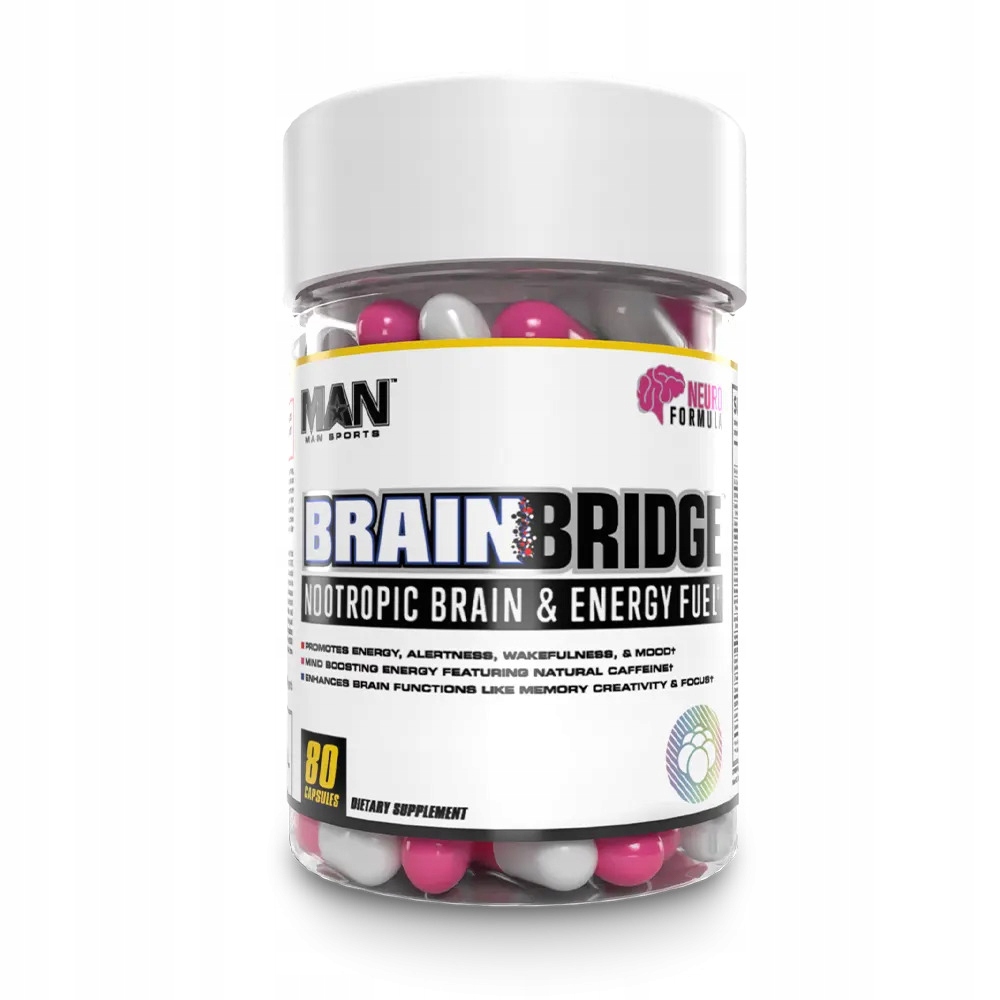 Man Sports BRAIN BRIDGE 80kaps. NOOTROPOWE WSPARCIE MÓZGU