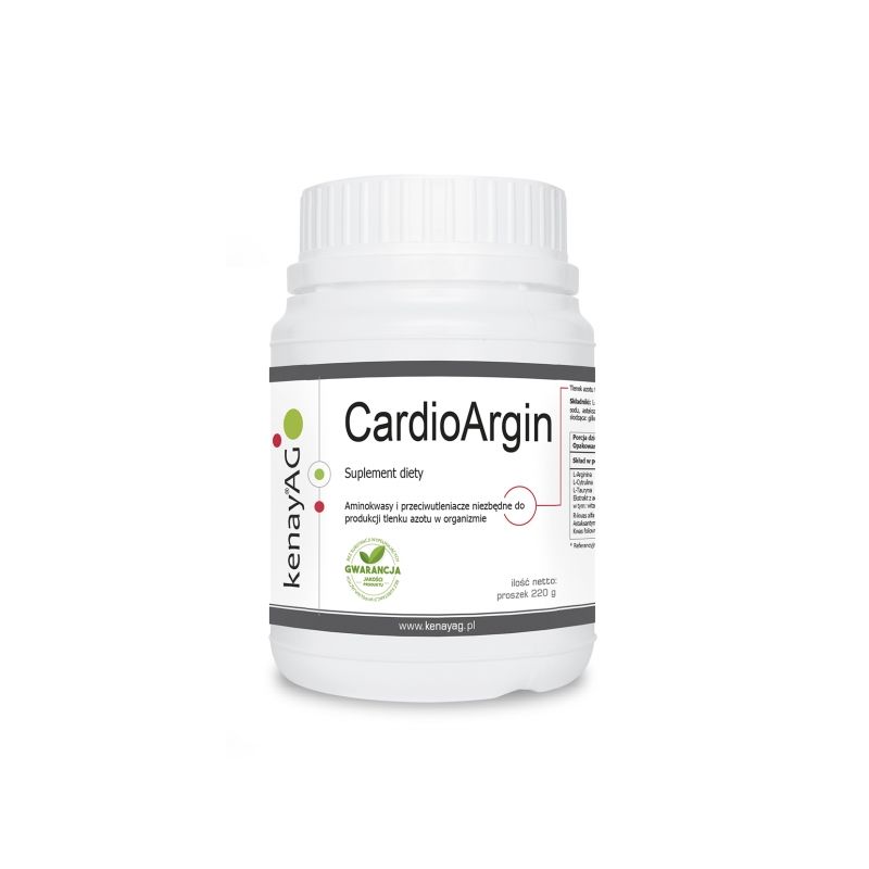 CardioArgin Arginina Cytrulina + R-ALA 220g Kenay