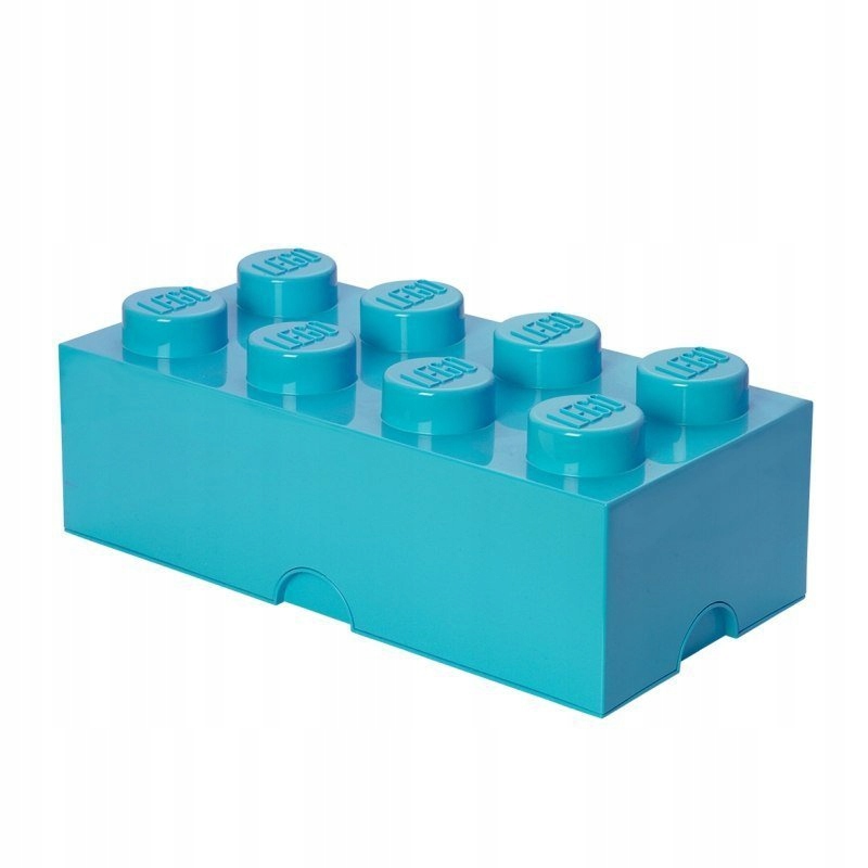 Pojemnik klocek LEGO Brick 8 (Lazurowy)