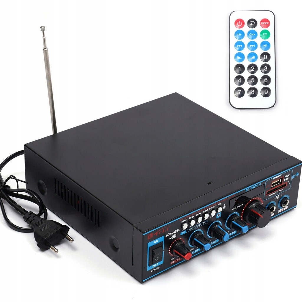 Pilot HiFi Bluetooth wzmacniacz mocy BT-309A - 11073424316 - oficjalne ...