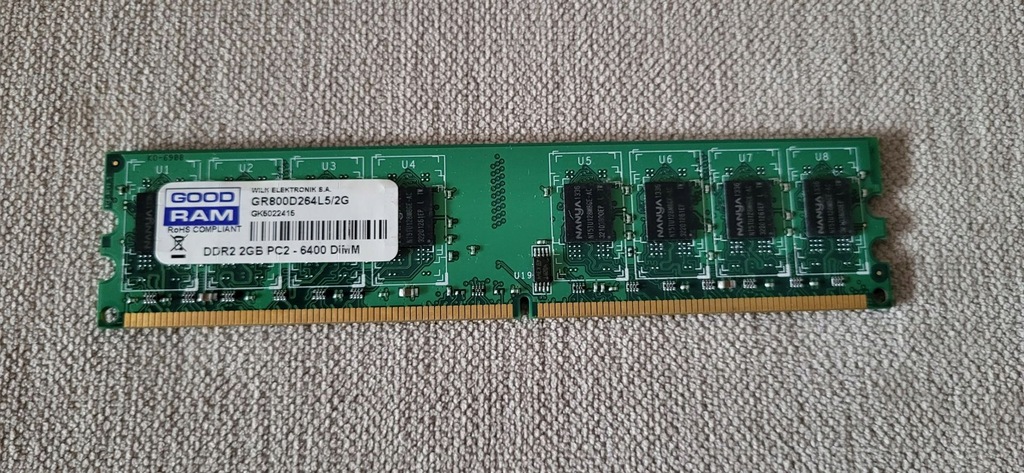 Pamięć Ram 2GB PC2 - GoodRam