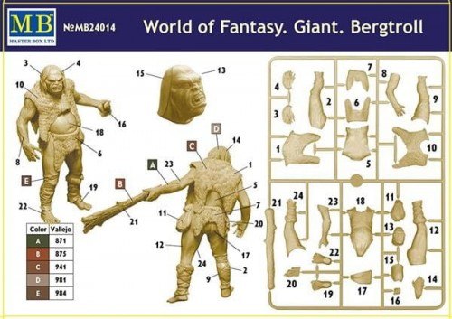 MB 24014 Giant. Bergtroll.World of Fantasy