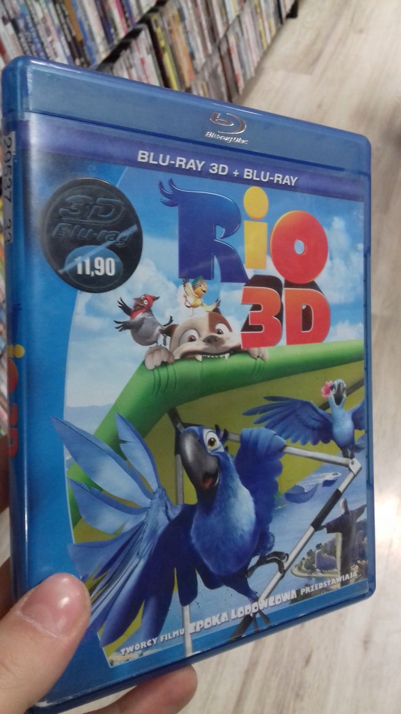 RIO 3D BLU RAY BD 3D SKLEP VIDEOTEKA