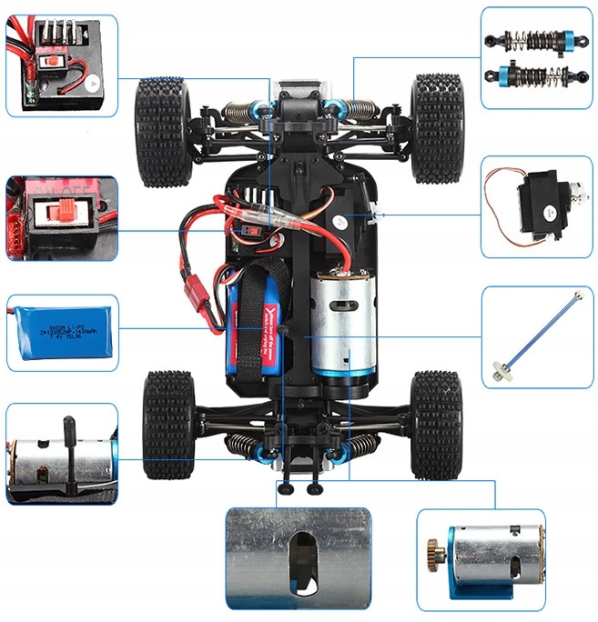 Купить БОЛЬШАЯ РУ WLToys 4x4 РУ МАШИНКА: отзывы, фото, характеристики в интерне-магазине Aredi.ru