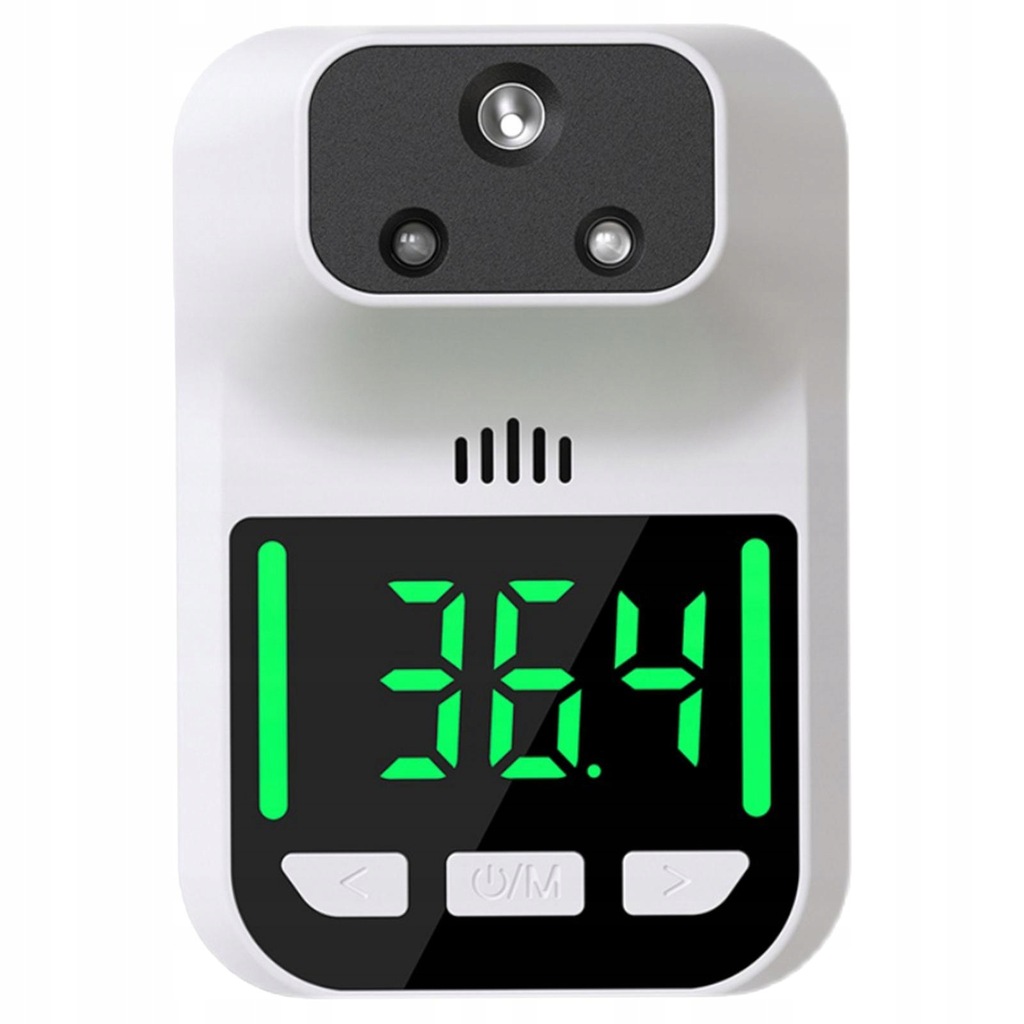 Cyfrowy termometr na podczerwień do montażu na ścianie, do pomiaru