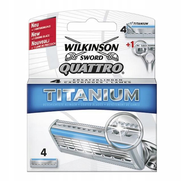 Wilkinson Quatro Titanium 8 sztuk wkłady
