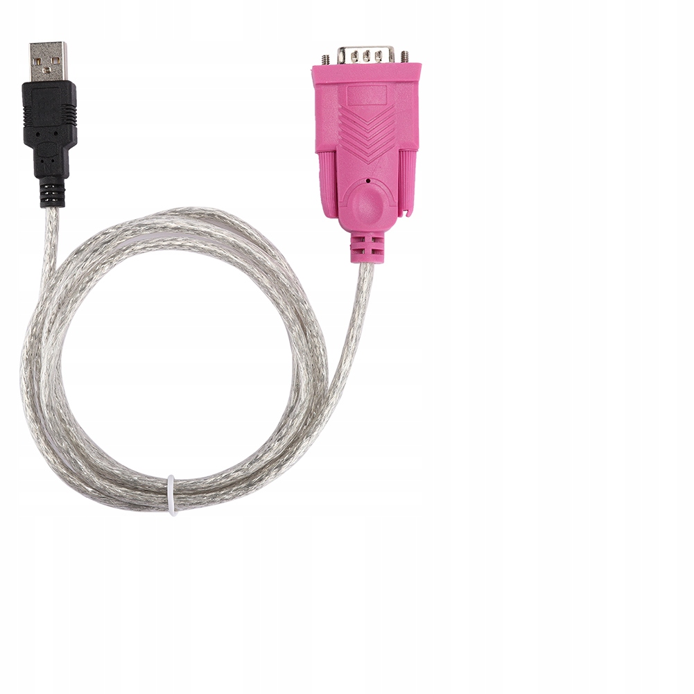 Kabel konwerter USB 2.0 na RS232 z wtykiem DB9 męskim 1.5 metra
